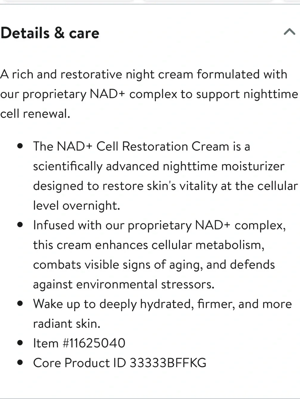 Aramore Skincare Retinol Peptide Booster 1oz & NAD+ Cell Restoration Cream .5 oz